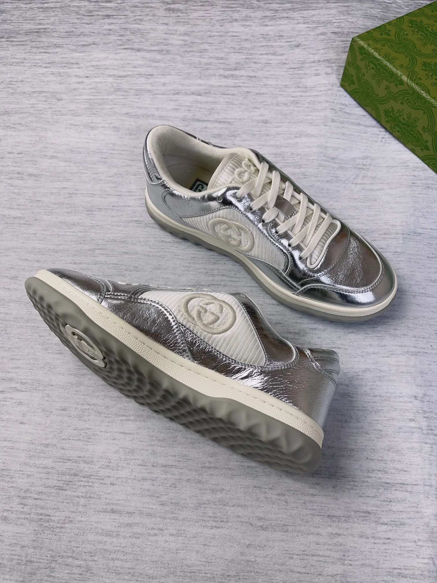 👟👟Ex-factory price 600👟👟 👑The top version of Gucci's latest popular MAC80 sneakers on the market, women's 35-40, men's 39-45 👏👏👏Welcome all bosses to compare and provide guidance...